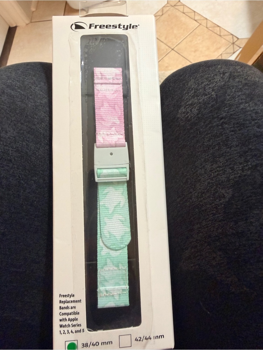 Freestyle Pink & Mint Two-Tone Replacement Watch Band
